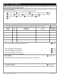 Form FS-5114 Organic Livestock Plan Application: Slaughter/Dairy - Oklahoma, Page 6