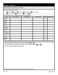 Form FS-5119 Organic Process/Handling Application - Oklahoma, Page 6