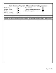 Form FS-5111 Producer Application - Organic Certification Program - Oklahoma, Page 11