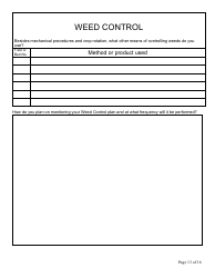 Form FS-5111 Producer Application - Organic Certification Program - Oklahoma, Page 13
