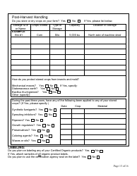 Form FS-5111 Producer Application - Organic Certification Program - Oklahoma, Page 15