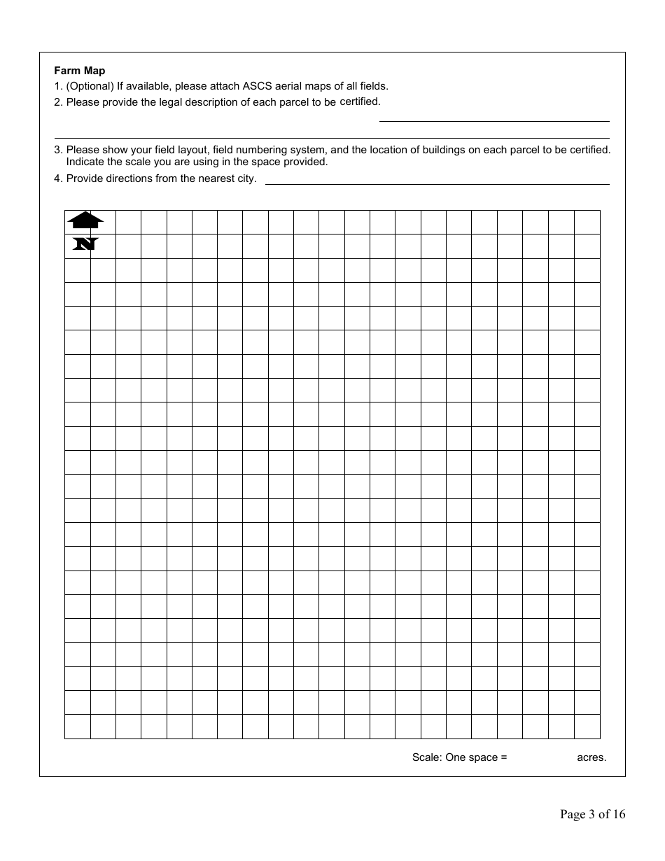 Form FS-5111 Producer Application - Organic Certification Program - Oklahoma, Page 3