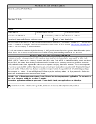 Form TR-WM-55 Vehicle Scale Operator License Application - Wisconsin, Page 2