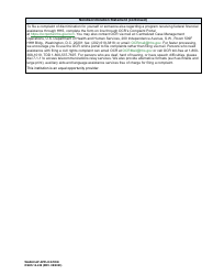 DSHS Form 14-439 Washington State Combined Application Program (Washcap) Application - Washington, Page 3