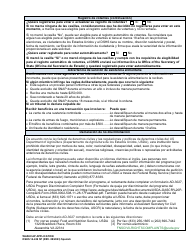 DSHS Formulario 14-439 Washcap Solicitud - Washington (Spanish), Page 2