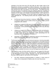 Promissory Note Secured by Deed of Trust - Portfolio Reinvestment Program - Sample/Draft - California, Page 4