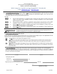Form 665A Registration of Asset Management Company Principal - Nevada, Page 3