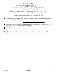 Form 659 Community Manager Temporary Certificate &amp; Instructions - Nevada, Page 4