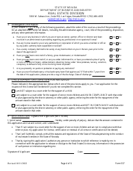Form 537 Original Licensing Application for Residential/General Appraiser - Nevada, Page 4