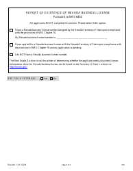 Form 553 Application for Appraiser Reinstatement - Nevada, Page 3