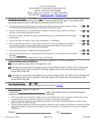 Form 549 Original Licensing Application and Checklist for Salesperson, Broker/Salesperson or Broker - Nevada, Page 4
