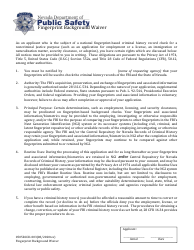 Form 550 Petition to Review Criminal History for Pre-determination - Nevada, Page 3
