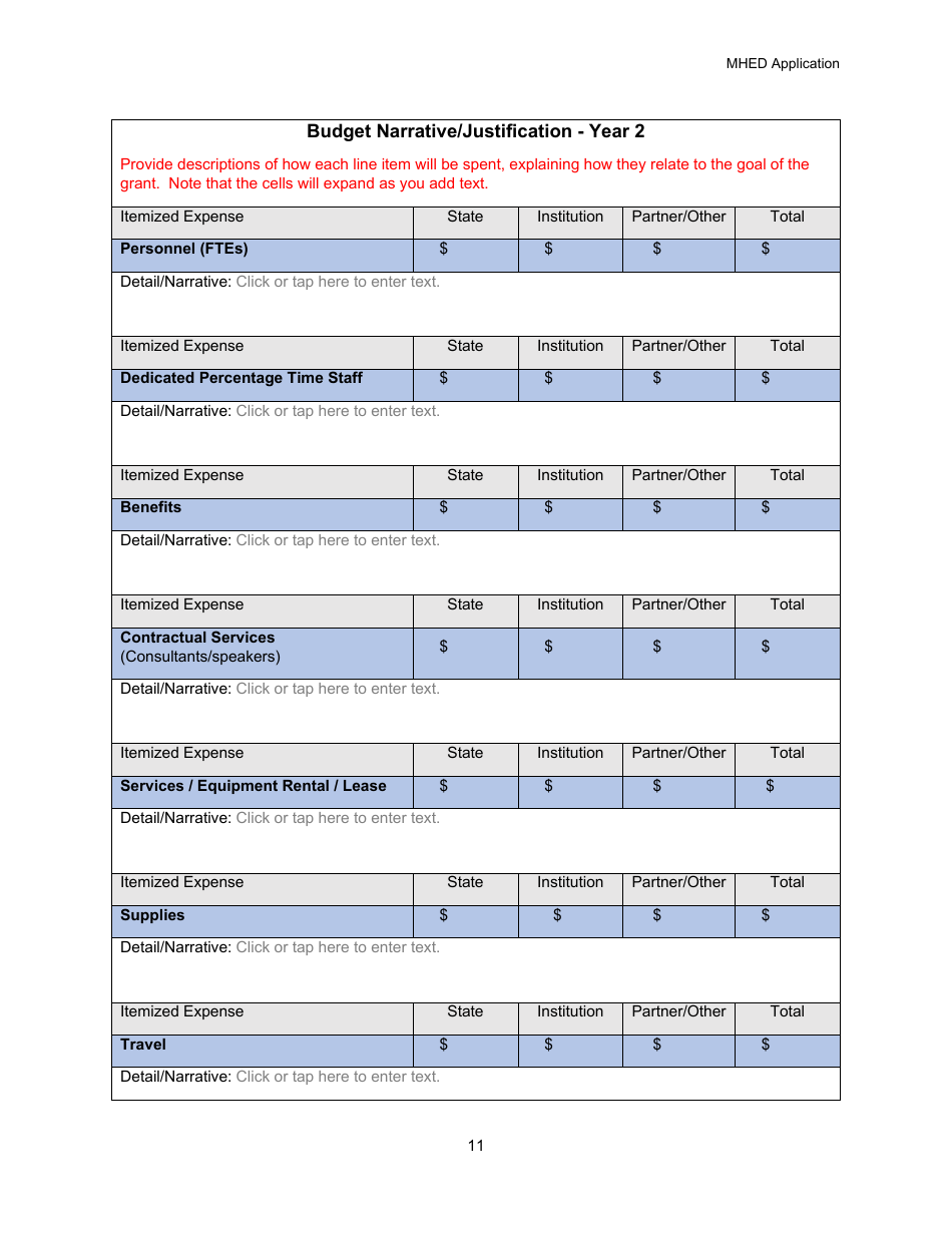 Educator Development (Mhed) Application - Michigan, Page 11