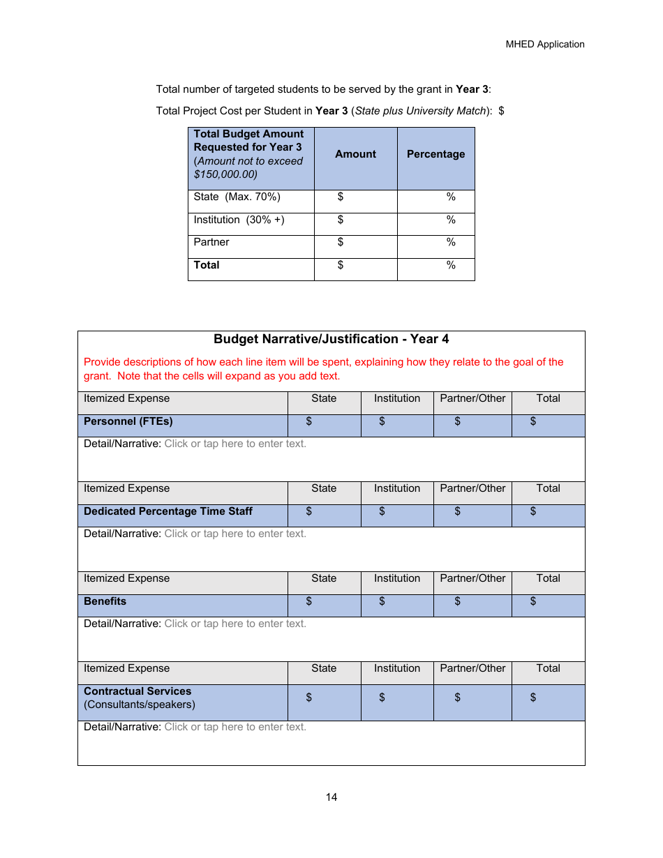 Educator Development (Mhed) Application - Michigan, Page 14