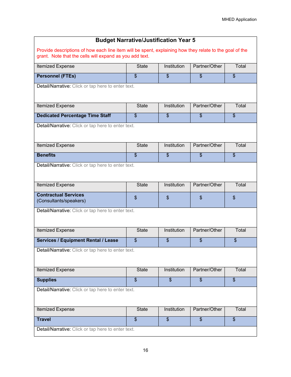 Educator Development (Mhed) Application - Michigan, Page 16