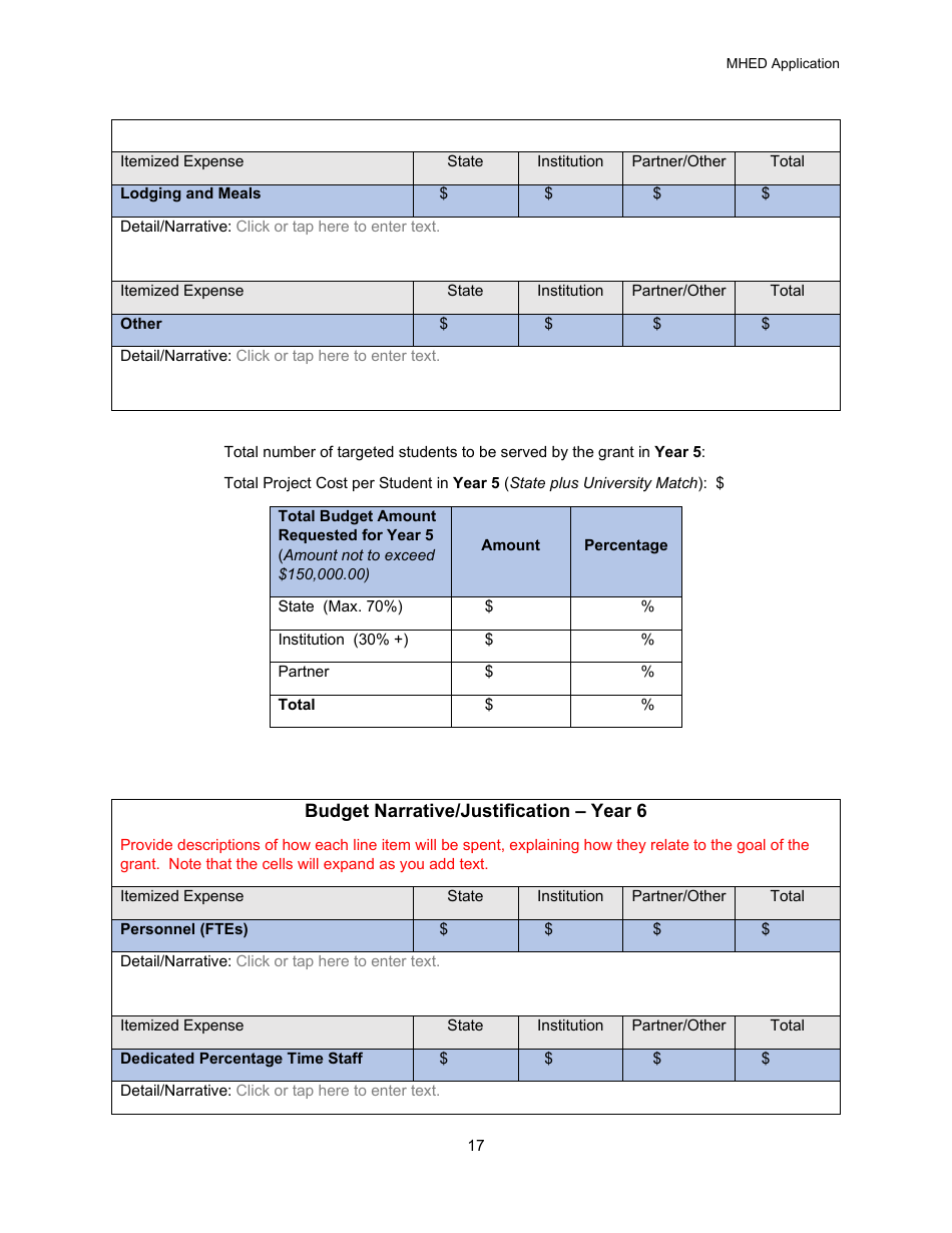 Educator Development (Mhed) Application - Michigan, Page 17