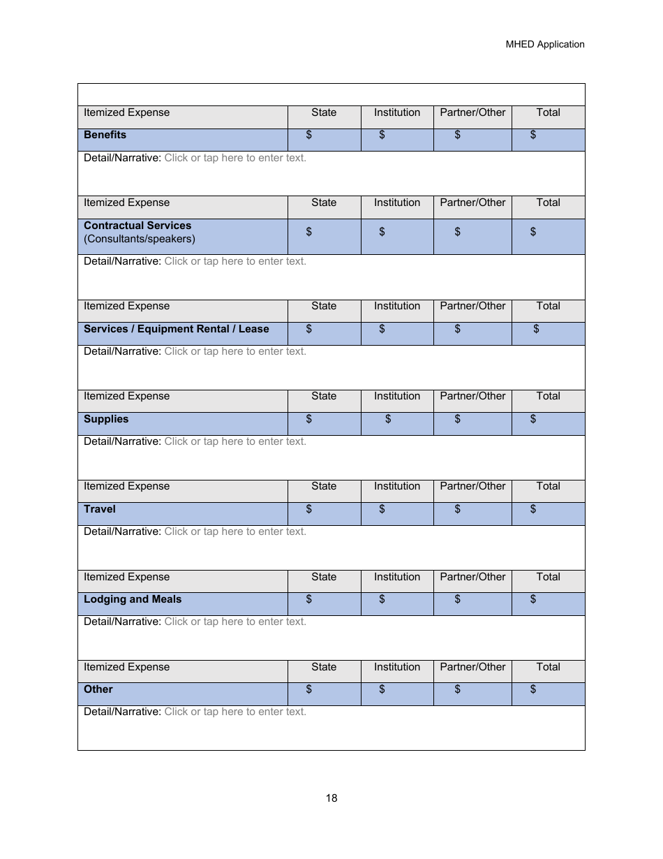 Educator Development (Mhed) Application - Michigan, Page 18