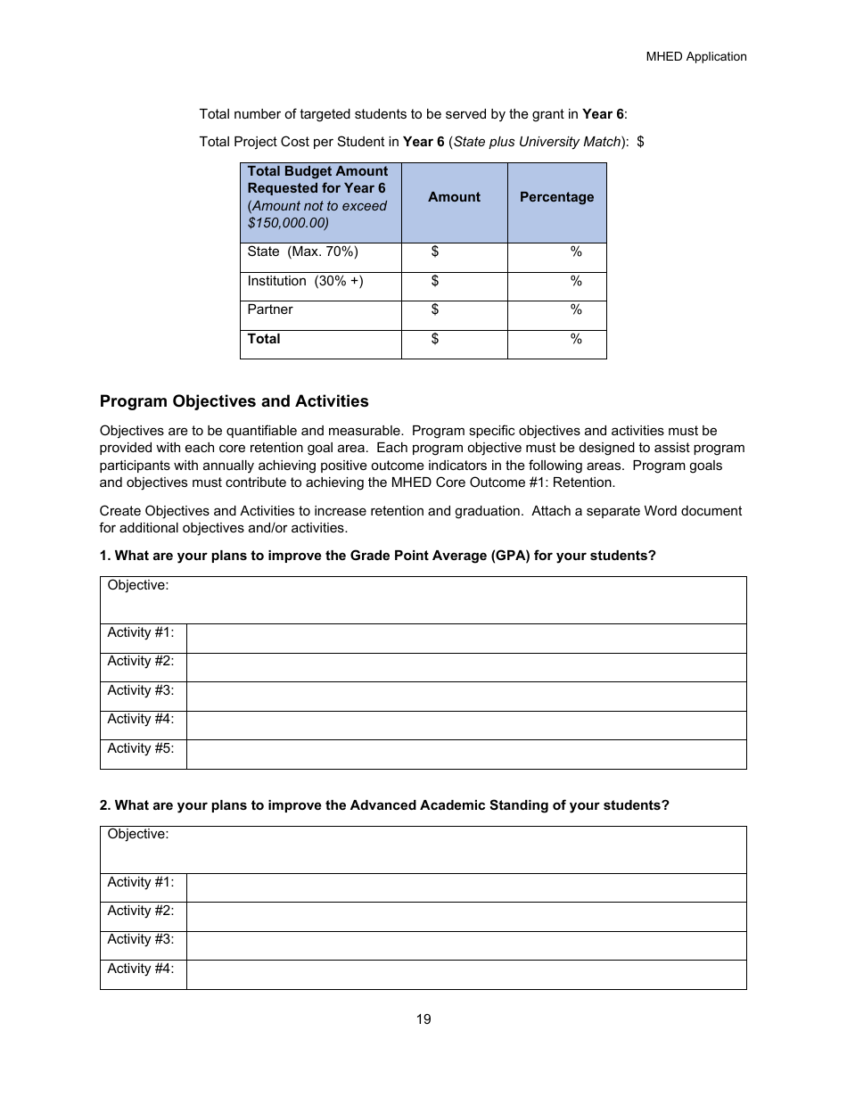 Educator Development (Mhed) Application - Michigan, Page 19