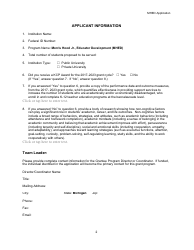 Educator Development (Mhed) Application - Michigan, Page 2