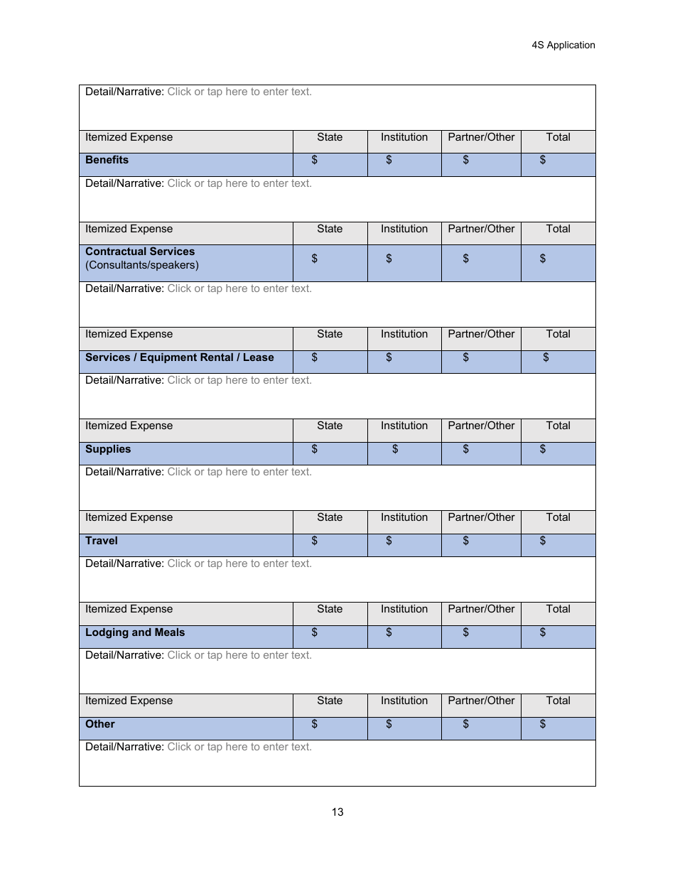 Select Student Support Services (4s) Application - Michigan, Page 13