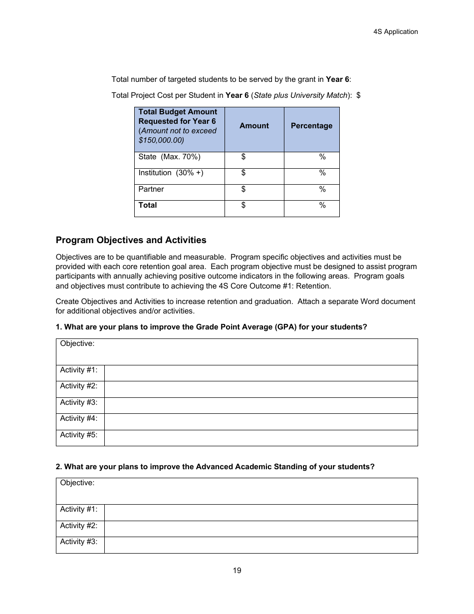 Select Student Support Services (4s) Application - Michigan, Page 19