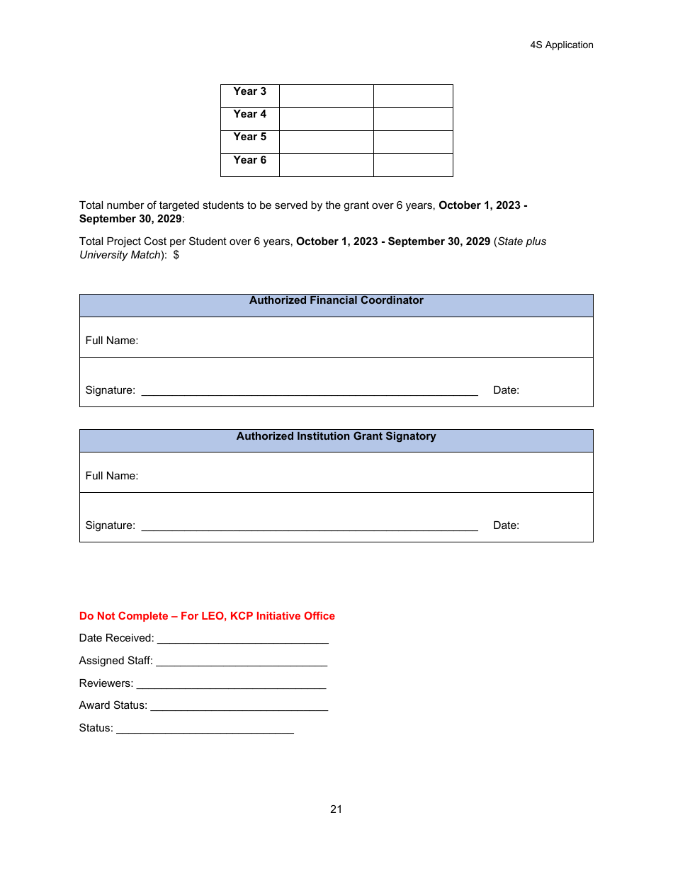 Select Student Support Services (4s) Application - Michigan, Page 21