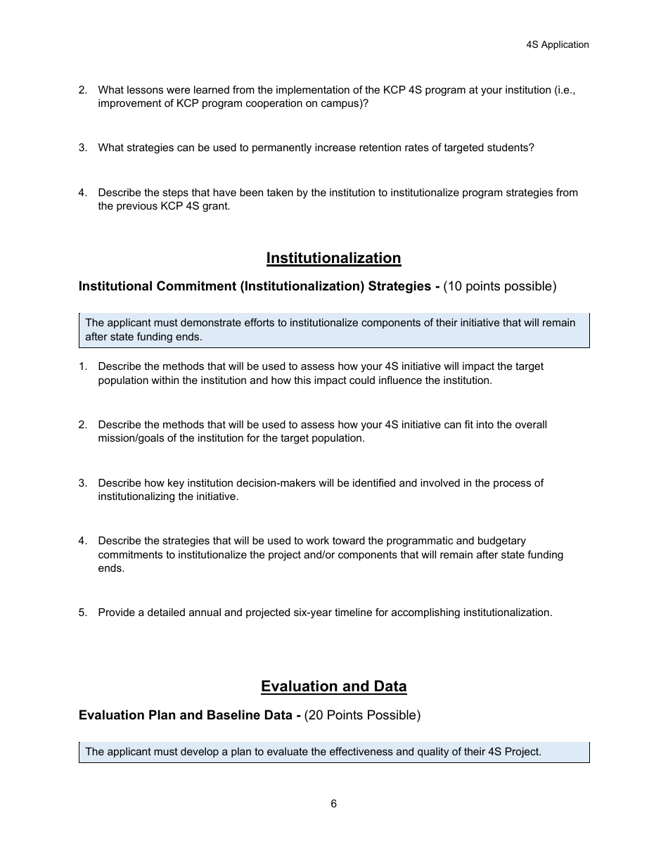 Select Student Support Services (4s) Application - Michigan, Page 6