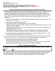 Form MSCD/ITAB-077 Air District Yearly Report Certification Form - Carl Moyer Memorial Air Quality Standards Attainment Program - California, Page 4