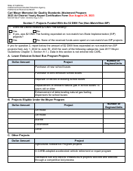 Form MSCD/ITAB-077 Air District Yearly Report Certification Form - Carl Moyer Memorial Air Quality Standards Attainment Program - California, Page 5