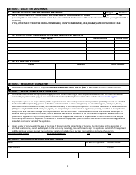 Form WT-1 Application for Waste Tire Permit - Missouri, Page 2
