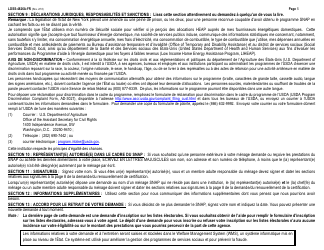 Instructions for Form LDSS-4826 Snap Application/Recertification - New York (French), Page 5