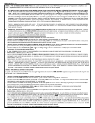 Form LDSS-3151 Supplemental Nutrition Assistance Program (Snap) Change Report Form - New York (Italian), Page 2