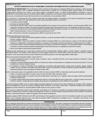 Form LDSS-3151 Supplemental Nutrition Assistance Program (Snap) Change Report Form - New York (Italian), Page 6