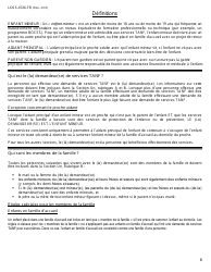 Form LDSS-4726 TANF Services Certification - New York (French), Page 6