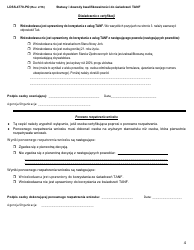 Form LDSS-4770 Youth Application for TANF Services - New York (Polish), Page 4