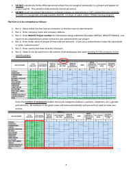 Instructions for Form FHWA-1391 Federal-Aid Highway Construction Contractors Annual EEO Report - Missouri, Page 4