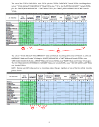 Instructions for Form FHWA-1391 Federal-Aid Highway Construction Contractors Annual EEO Report - Missouri, Page 5