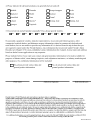 Retail Dealer Questionnaire - Florida, Page 2