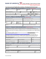 Document preview: P-Card Application/Agreement - Arkansas