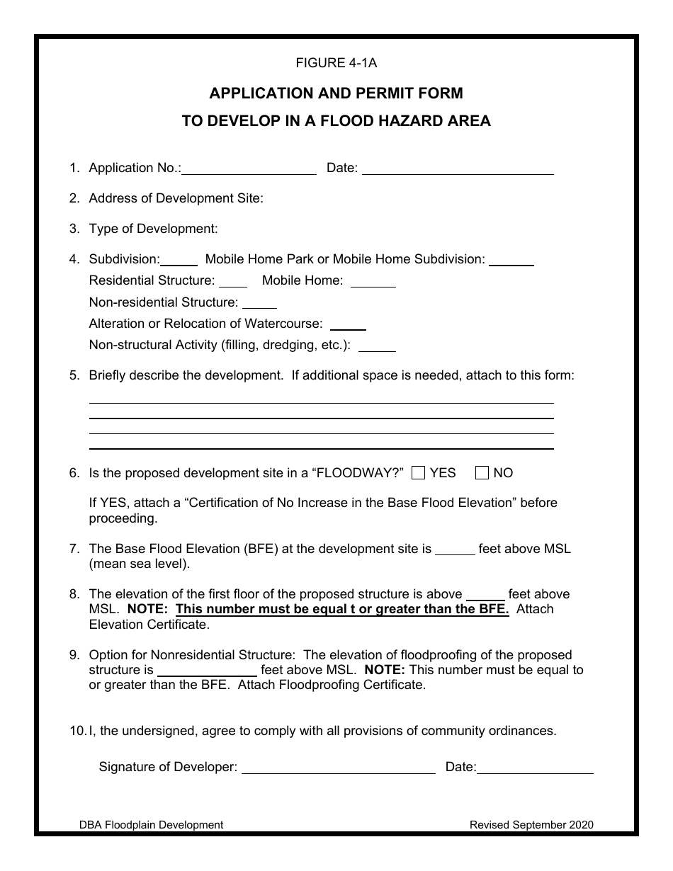 Floodplain Development Permit Application - Arkansas, Page 2
