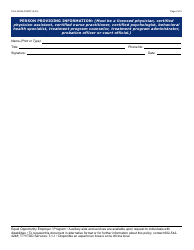Form CCA-0225A Verification of Unable/Unavailable Status - Arizona, Page 2