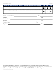 Form DDD-1431A Attendant Care/Housekeeping Service Monitoring/Supervision - Arizona, Page 2