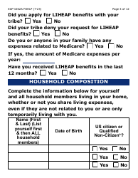 Form EAP-1002A-LP Liheap Application (Large Print) - Arizona, Page 4