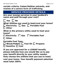 Form EAP-1002A-LP Liheap Application (Large Print) - Arizona, Page 6