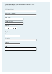 Form ADM1 Claim Form (Admiralty Claim) - United Kingdom, Page 4