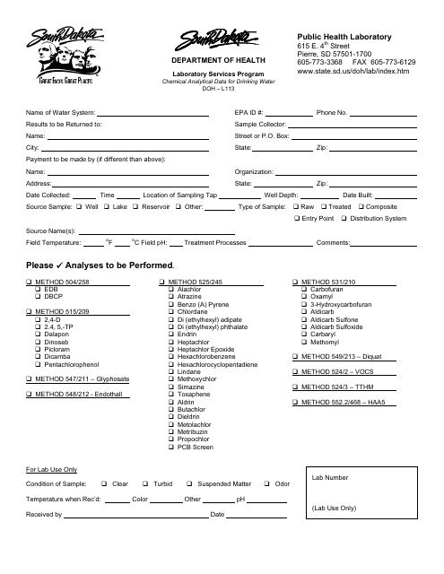 Form 113  Printable Pdf