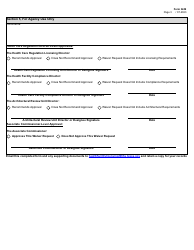 Form 3249 Hospital Waiver Request - Texas, Page 3