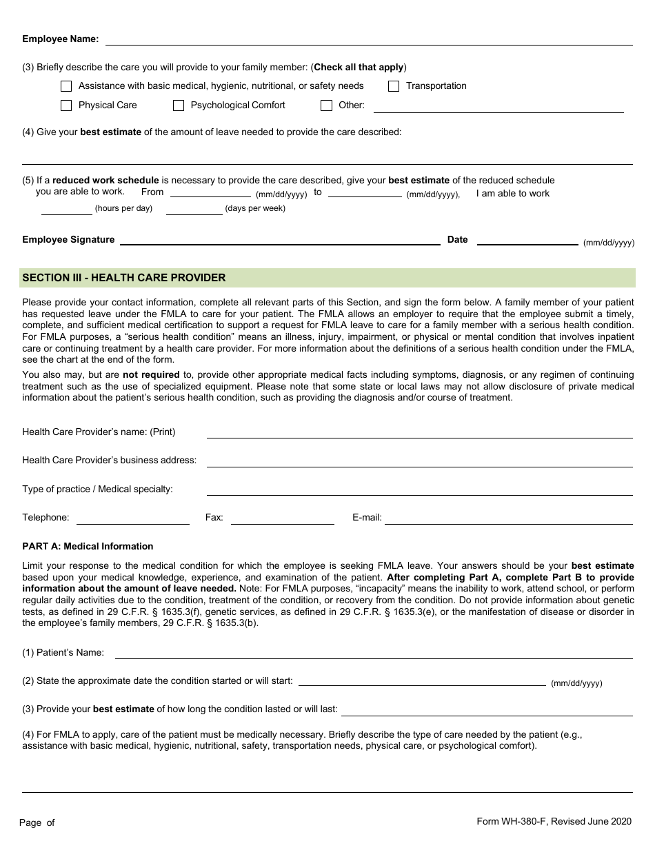 Form WH380F Download Printable PDF or Fill Online Certification of