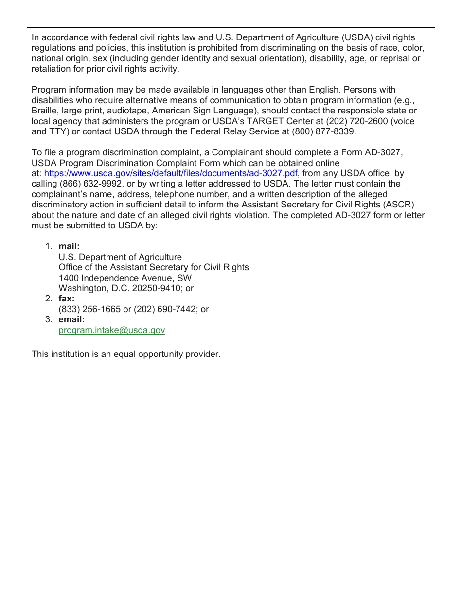 Form F-40096 Wic Program Repayment Agreement - Wisconsin, Page 2