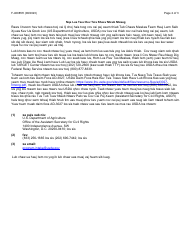 Form F-40085H Wic Program Notice of Ineligibility - Wisconsin (Hmong), Page 3